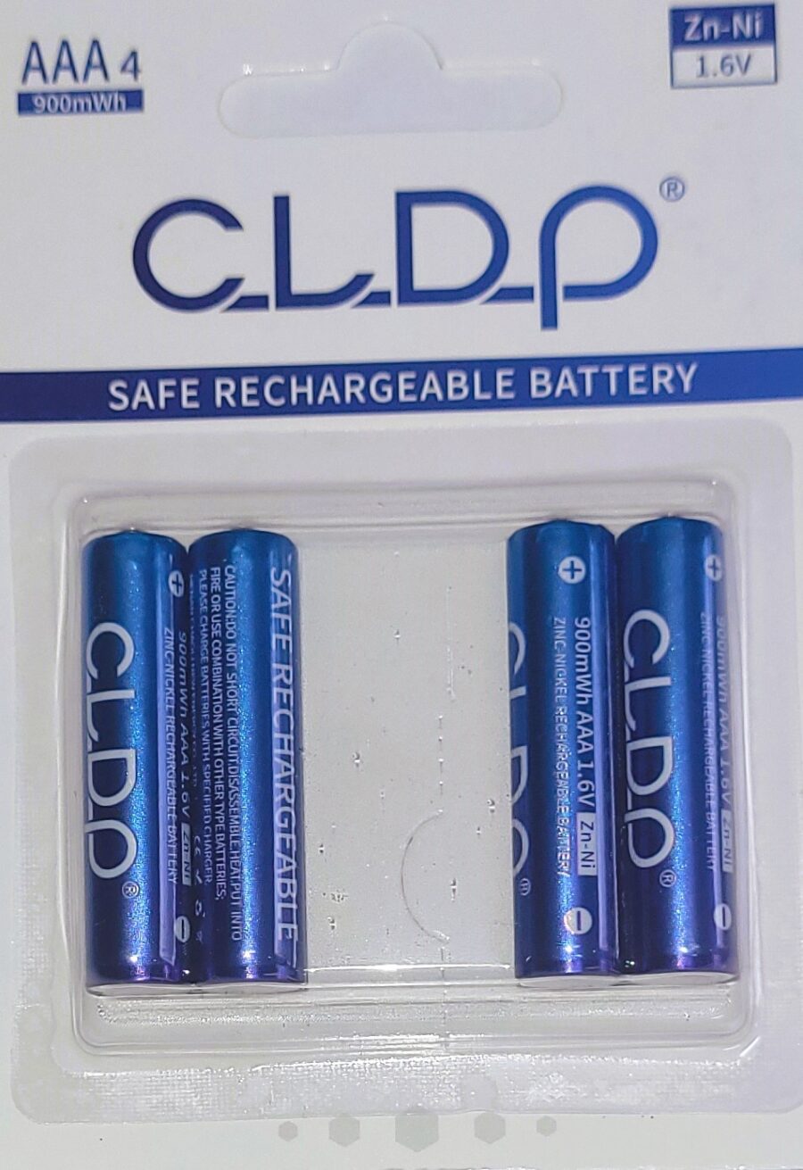 Acumulatori AAA Zn-Ni Cldp 4set 1.6V 900mWh 4/set 2026