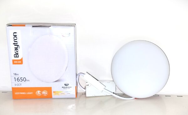 SPOT LED PATRAT BRAYTRON PT 16W 1650LM 3IN1 ALB REGLABIL IP20