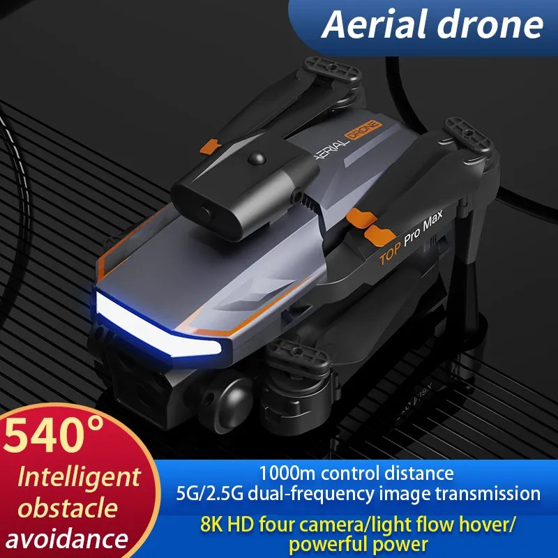 Drona P18 4K/8K GPS , evitarea obstacolelor fără perii fotografie aeriană hd cameră dublă hover hover RC quadcopter dronă - imagine 3