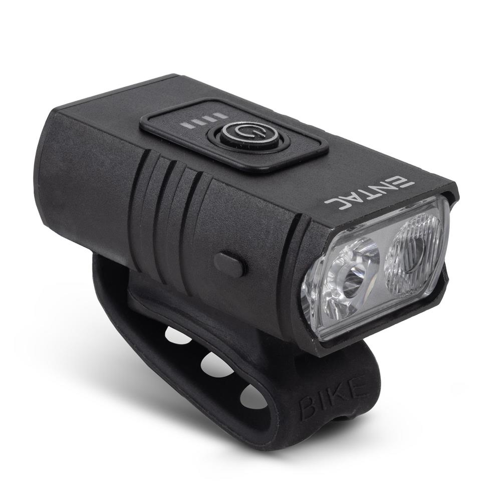 Lampa bicicleta 8W reincarcabila Aluminiu Entac - imagine 3