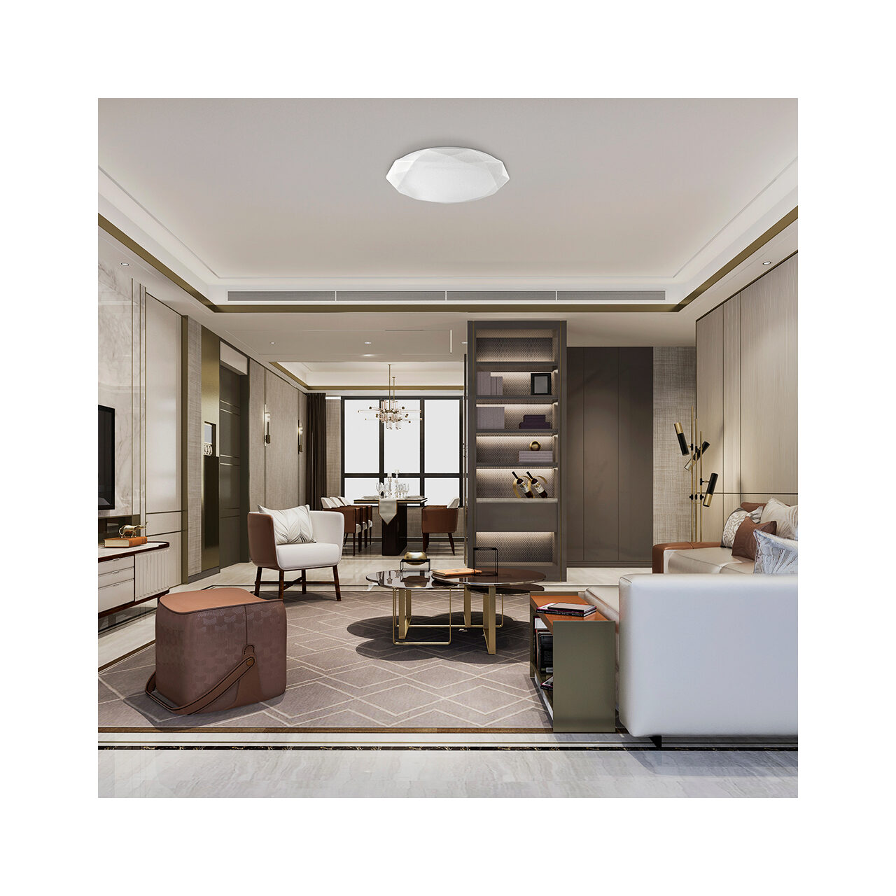 PLAFONIERA LED 24W 3in1 2380lm IP20 JADE SRC - imagine 5