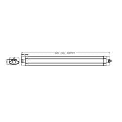 CORP LINEER PROLINE-IP 18W 6000K 1500LM IP65 - imagine 2