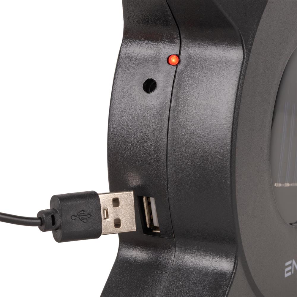 Lanterna solara reincarcabila ENTAC, 1W, 80 lumeni, 3 surse de lumina, iesire USB - imagine 9